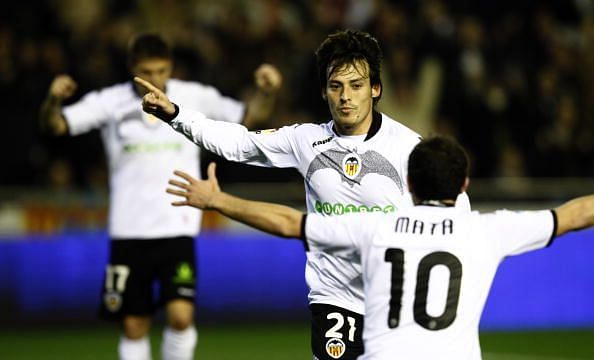 David Silva Juan Mata Valencia